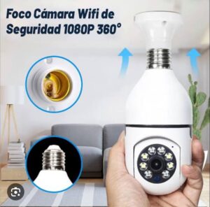 Foco Cámara Full HD con Movimiento Giratorio de 360°