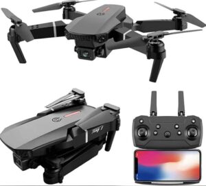 Drone E88 Portátil con Cámara y Wifi