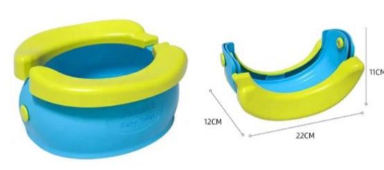 Bacín Portátil de Plástico Compacto para Niños y Niñas