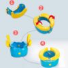Bacín Portátil de Plástico Compacto para Niños y Niñas