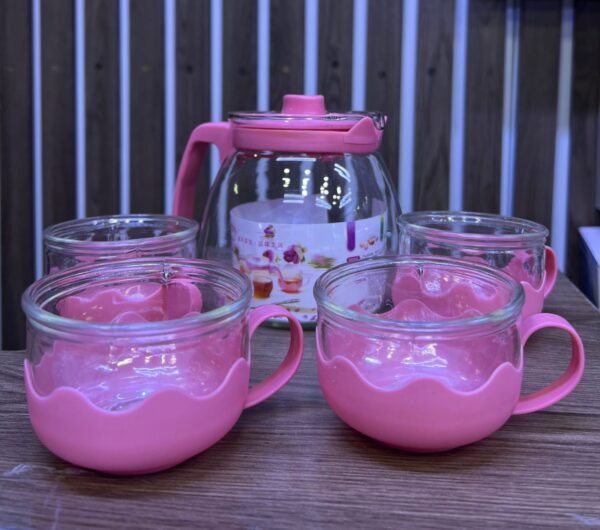 Elegante Juego de Tazas de Té de 4 Piezas