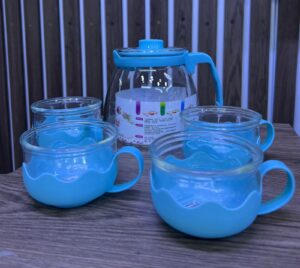Elegante Juego de Tazas de Té de 4 Piezas