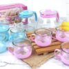 Elegante Juego de Tazas de Té de 4 Piezas