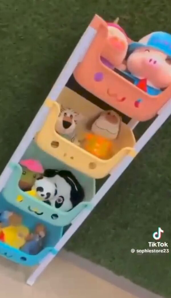 Organizador de Juguetes Kawaii de 5 Pisos: ¡La Solución Perfecta para los Pequeños!