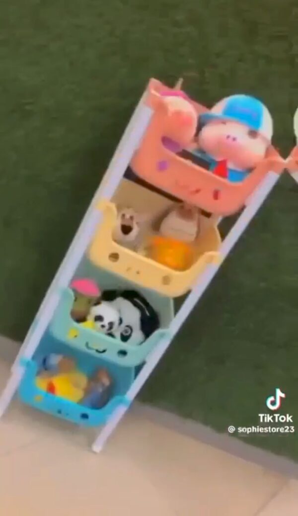 Organizador de Juguetes Kawaii de 5 Pisos: ¡La Solución Perfecta para los Pequeños!